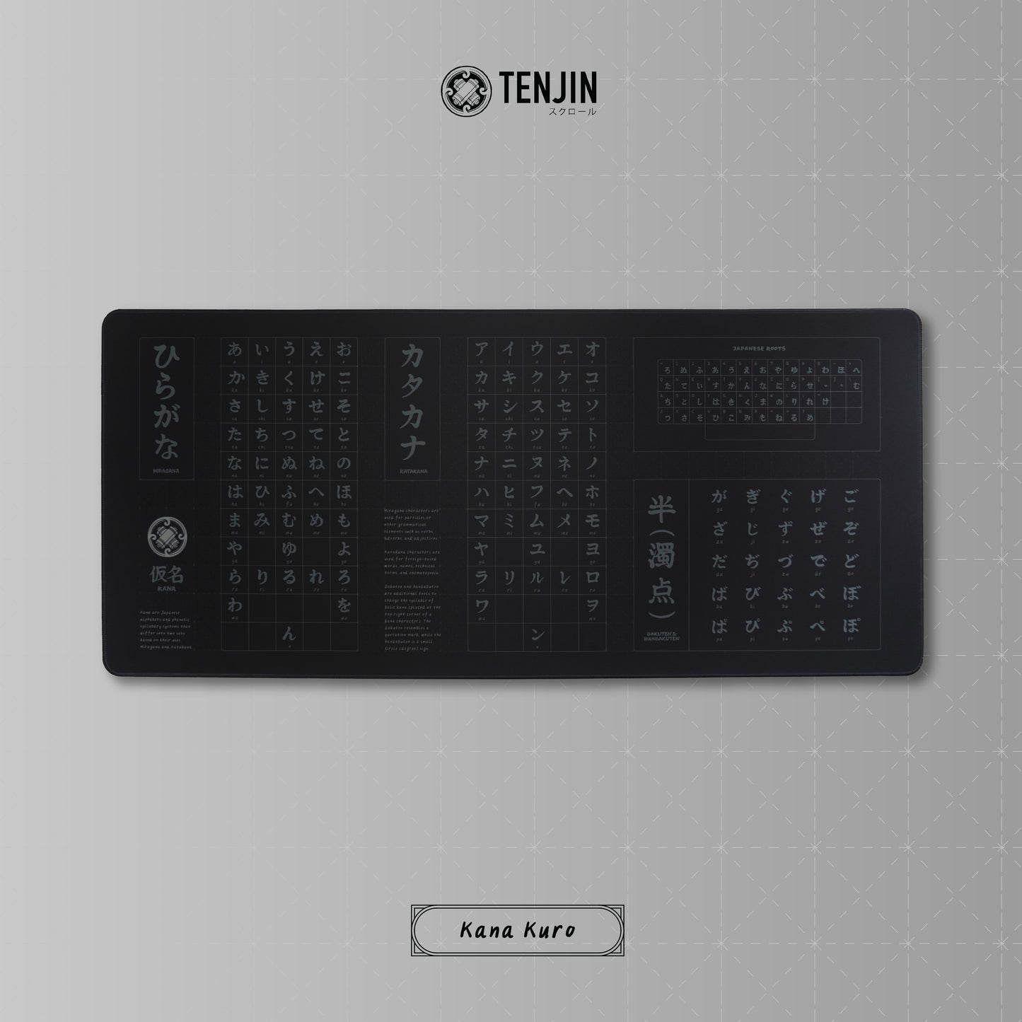 Tenjin Scrollworks - KANA Deskmat