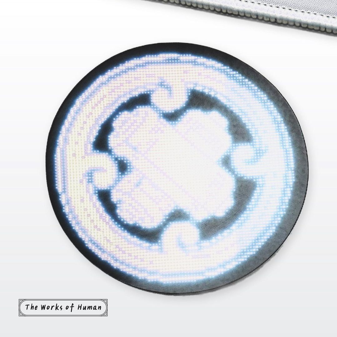 Tenjin Scrollworks x izzy - THE WORKS OF HUMAN Deskmat