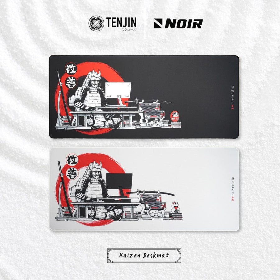 Tenjin Scrollworks x Noir Gear - Kaizen Deskmat