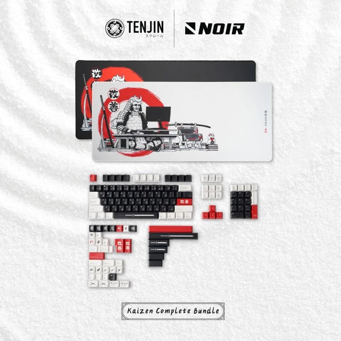 Tenjin Scrollworks x Noir Gear - Kaizen Keycaps