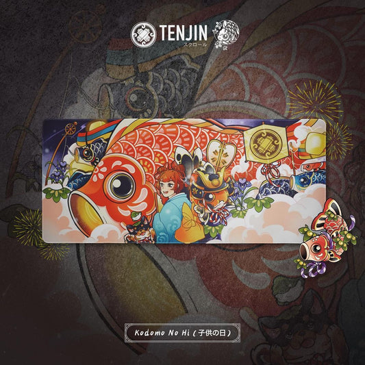 Tenjin Scrollworks x Jean.Tattoer - KODOMO NO HI Deskmat