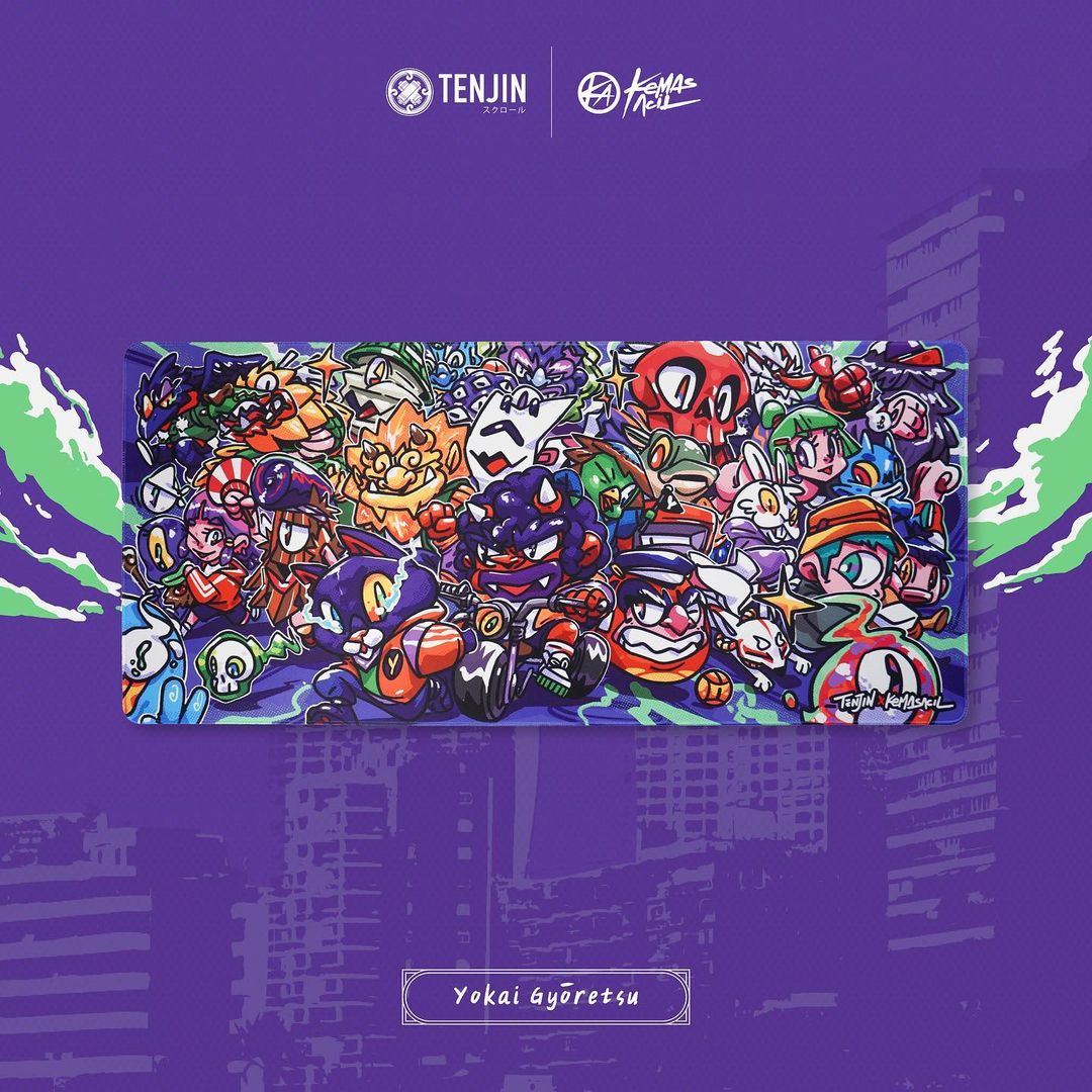 Tenjin Raffles Tenjin Scrollworks x Kemasacil - Yokai Gyōretsu – Tenjin Style ...